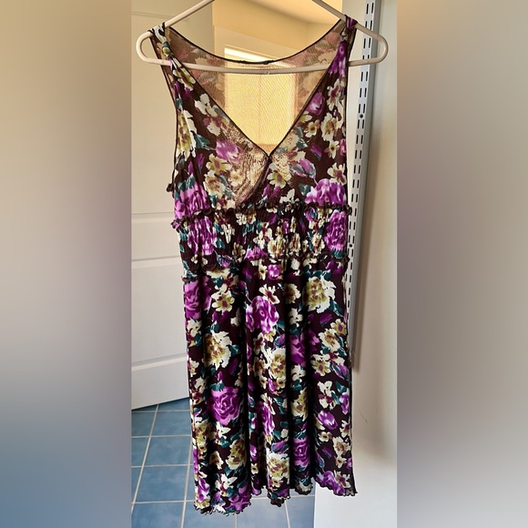 Lightweight floral summer dress size 8 - Picture 1 of 3